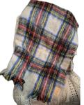 Hudson’s Bay Vintage Multicolor Plaid Mohair-Wool Throw