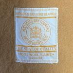 Hudson's Bay 6 Point Gold Queen Wool Blanket