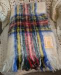 Hudson’s Bay Vintage Multicolor Plaid Mohair-Wool Throw