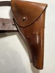 Vintage RCMP Leather Belt with Holster and Pouch