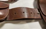 Vintage RCMP Leather Belt with Holster and Pouch