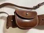 Vintage RCMP Leather Belt with Holster and Pouch