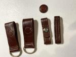 Vintage RCMP Leather Belt with Holster and Pouch