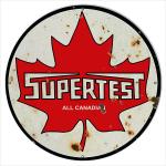Canadian Red Leaf Vintage Metal Gas Sign 30