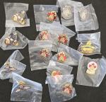 RCMP Vintage Enamel Pin Collection of 15