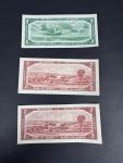 1954 Vintage Canadian Currency Lot - 3 Notes