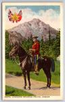 RCMP Mounties Vintage Postcard from 1939 Canada