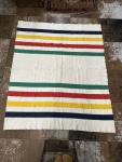 Hudson Bay 4 Point Wool Blanket 71x83 Inches