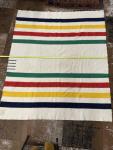 Hudson Bay 4 Point Wool Blanket 71x83 Inches