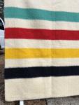 Hudson Bay Vintage 4 Point Wool Blanket