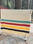 Hudson Bay Vintage 4 Point Wool Blanket