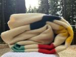 Hudson Bay Vintage 4 Point Wool Blanket
