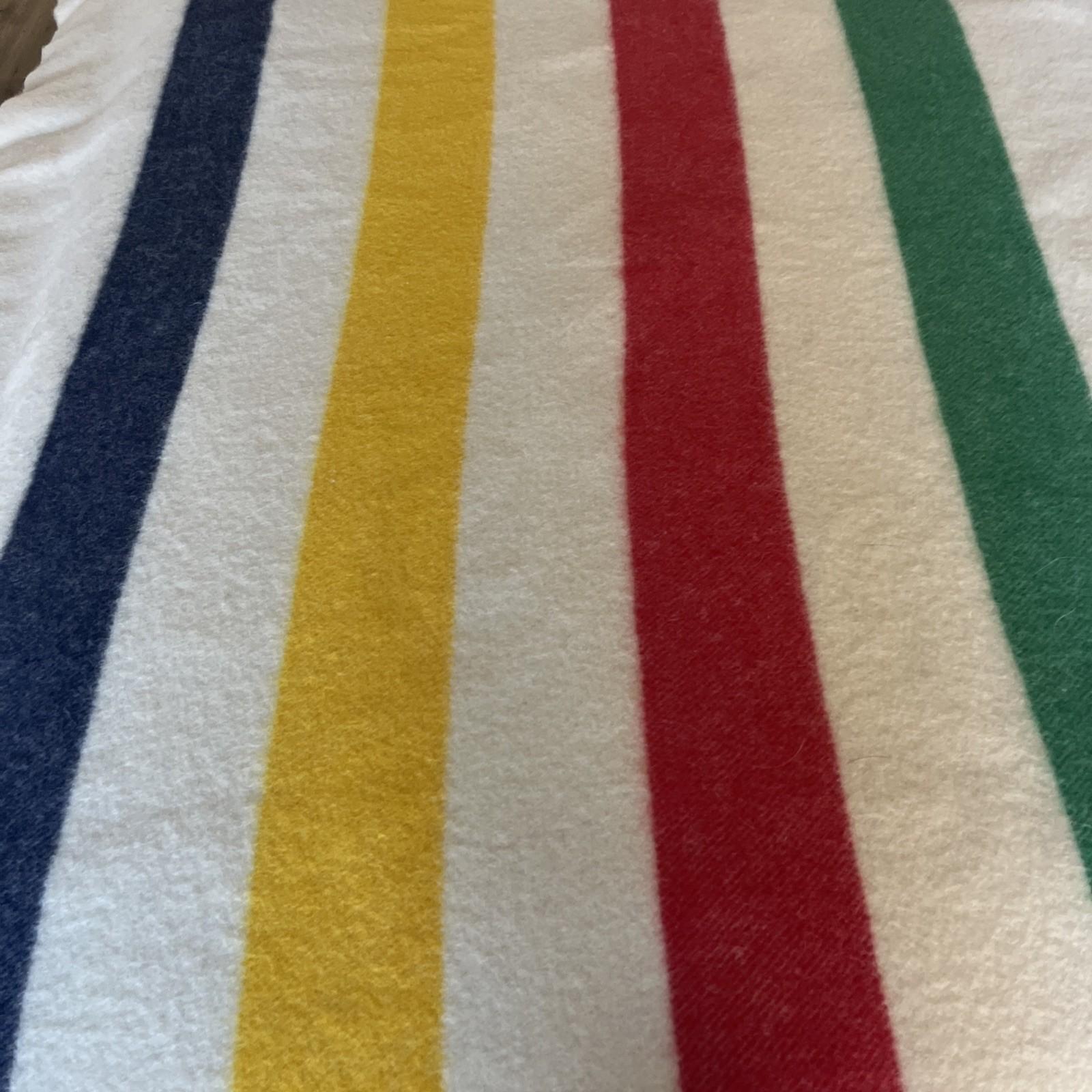 Hudson Bay Classic King Multistripe Wool Blanket