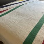 Hudson Bay Classic King Multistripe Wool Blanket