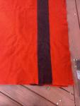 Vintage Hudson Bay Red Wool Striped Blanket 1920s