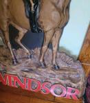 1960s Windsor Whiskey Mountie Advertising Sign