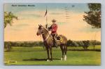 Royal Canadian Mountie Officer Vintage Postcard