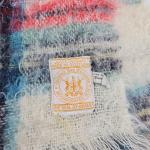 Vintage Hudson's Bay Mohair Plaid Throw Blanket