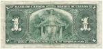 1937 Bilingual $1 Banknote, Coyne-Towers Edition