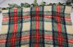 Vintage Hudson's Bay Mohair Plaid Throw Blanket