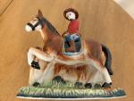 Vintage Royal Canadian Mounted Police Ceramic Planter