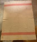 Vintage Hudson's Bay Wool Blanket - Pink Stripes