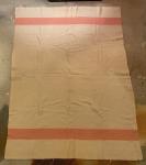 Vintage Hudson's Bay Wool Blanket - Pink Stripes