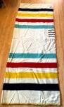 Hudson Bay Vintage Striped Wool Blanket 1930s
