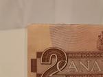 1986 Canadian $2 Bill - Vintage Currency Collectible