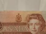 1986 Canadian $2 Bill - Vintage Currency Collectible