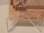 1986 Canadian $2 Bill - Vintage Currency Collectible
