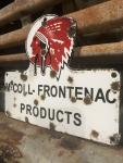 Vintage McColl Frontenac Porcelain Gas Sign