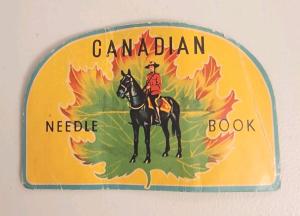 Royal Canadian Mounted Police Vintage Needle Book