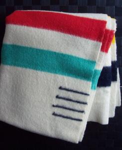 Hudson's Bay Vintage 4 Point Wool Blanket
