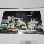 Brown Derby Restaurant Canadian Club Metal Sign