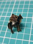 Vintage Canadian Mounted Police Gold Lapel Pin