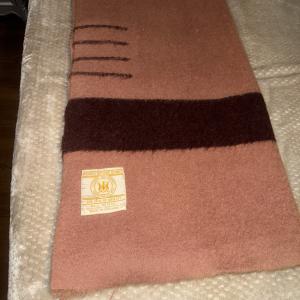 Hudson Bay Vintage Brown Wool Blanket 68” x 90”