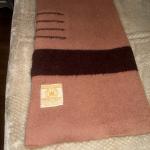 Hudson Bay Vintage Brown Wool Blanket 68” x 90”