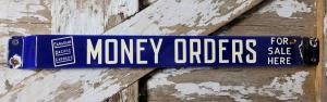Vintage Canadian Pacific Express Money Order Sign