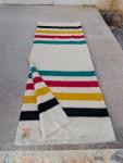 Hudson's Bay Vintage Wool Striped Blanket