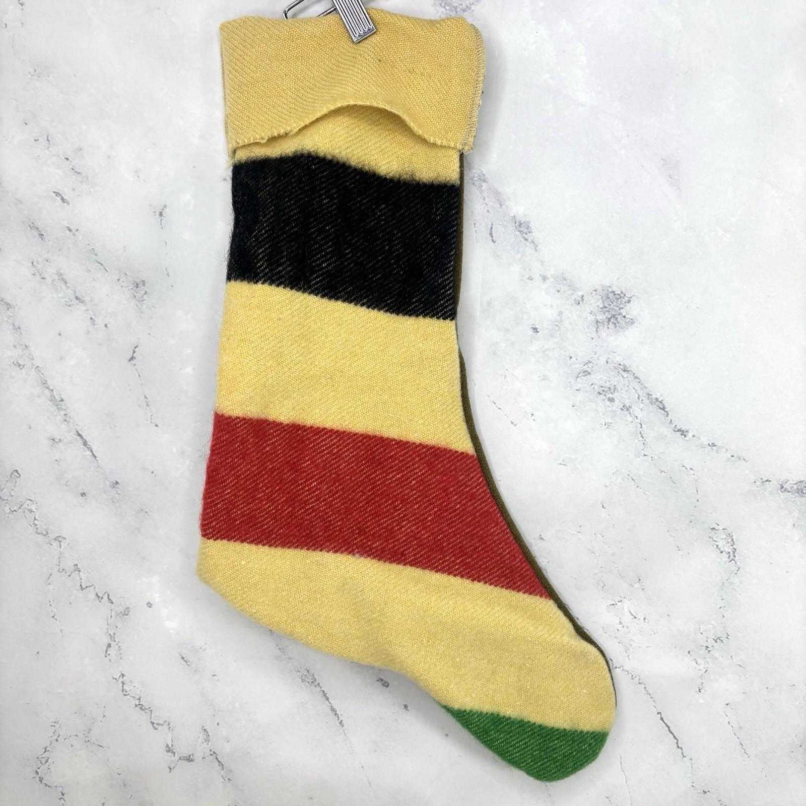 Hudson's Bay Iconic Stripes Vintage Christmas Stocking