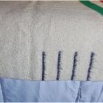 Hudson Bay Wool Blanket with Stripes, 70"x84