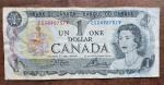 1973 Canadian One Dollar Bill Queen Elizabeth II