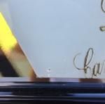 Vintage Canadian Club Whiskey Mirror Sign