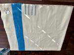 Hudson's Bay Blue and White 72x90 Blanket