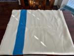 Hudson's Bay Blue and White 72x90 Blanket