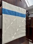 Hudson's Bay Blue and White 72x90 Blanket