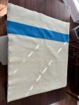 Hudson's Bay Blue and White 72x90 Blanket