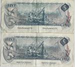 1979 $5 Bank of Canada Lawson Bouey Note