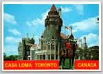 Canadian Mountie at Casa Loma Vintage Postcard